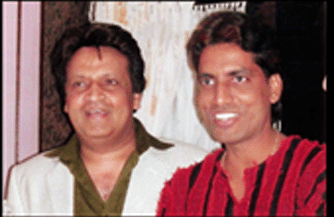 With legendary comedian Umar Sharif of Pakistan
